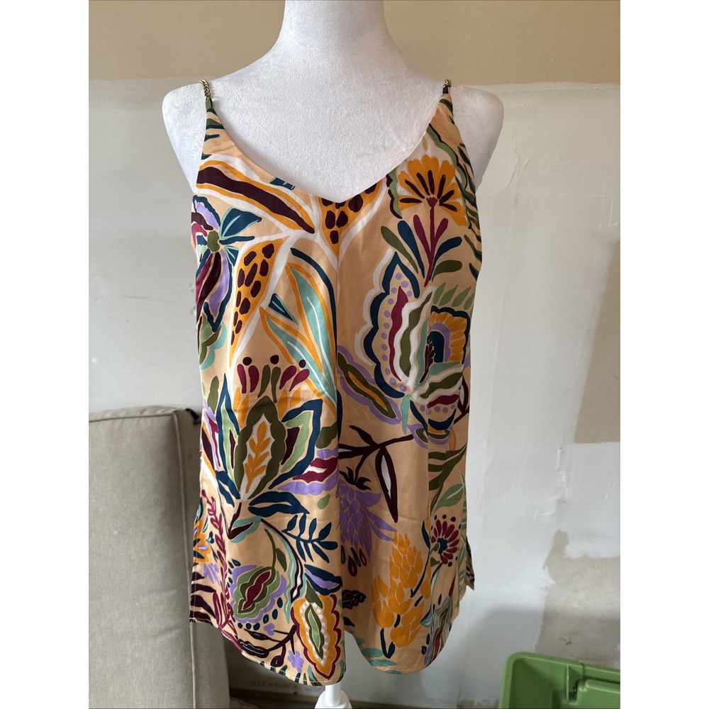 Cupcakes And Cashmere Womens Tank new! Colorful silky material.